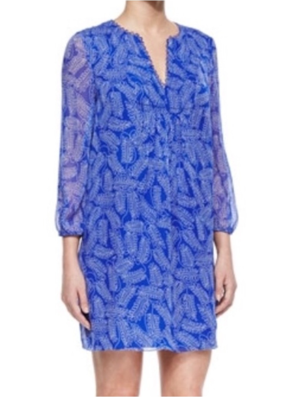 Diane von Furstenberg (DVF) Aria Silk Tunic Dress Size 6